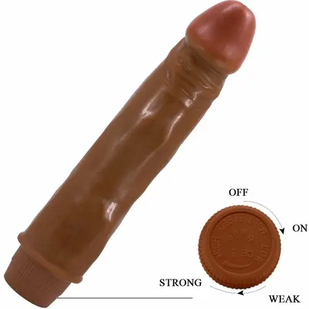 BAILE BW-001050R-1 Intimate Vibrating Model 21cm Mulatto TPR