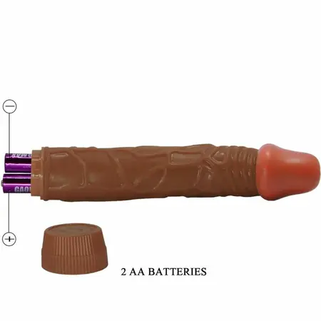 Baile Bob Vibrating Intimate Device 22.5cm Mulatto TPR Textured