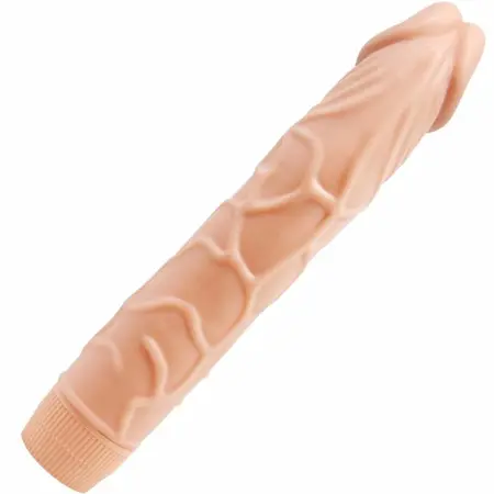 Baile Bob 22.5 cm Intimni Vibrirajući Uređaj - Boja Kože, TPR Materijal
