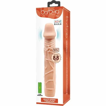 Baile Bob 22.5 cm Intimni Vibrirajući Uređaj - Boja Kože, TPR Materijal