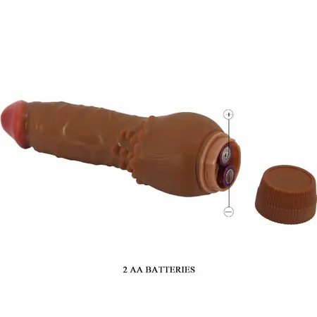 Baile Barbara Vibrirajući Anatomski Model 19.5cm Mulatto TPR