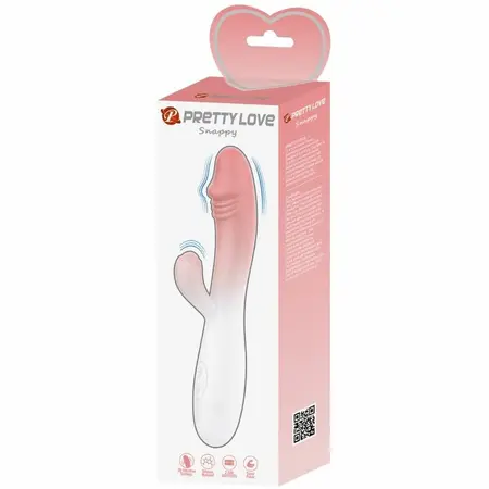 Pretty Love Snappy Rabbit Intimate Machine 30 Modes Pink Silicone