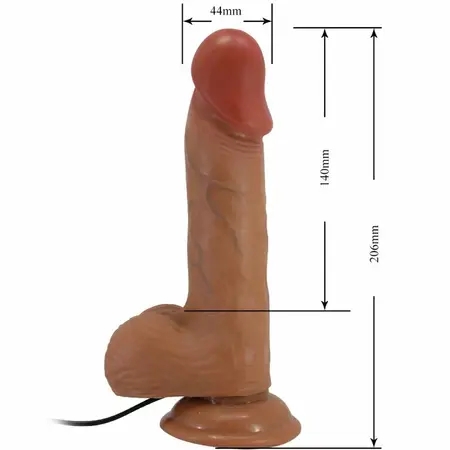 Baile Catoblepas Vibrating Model 20.6cm Flesh with Remote Control