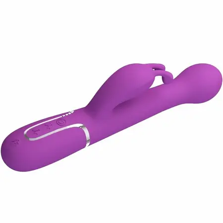 Pretty Love Dejon 3-u-1 Višenamenski Rabbit Vibrator Ljubičasti Silikon