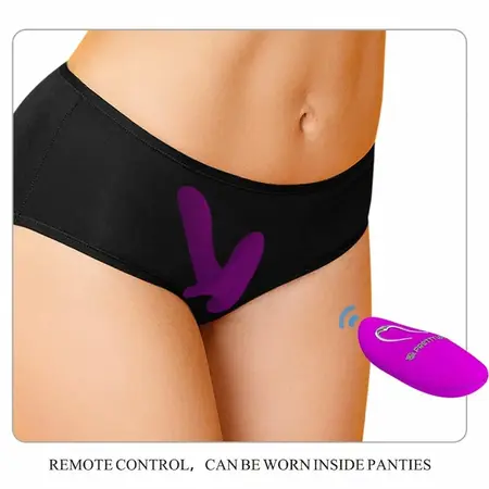 Pretty Love Massager 12 Modes Wireless Remote Purple