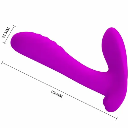 Pretty Love Massager 12 Modes Wireless Remote Purple