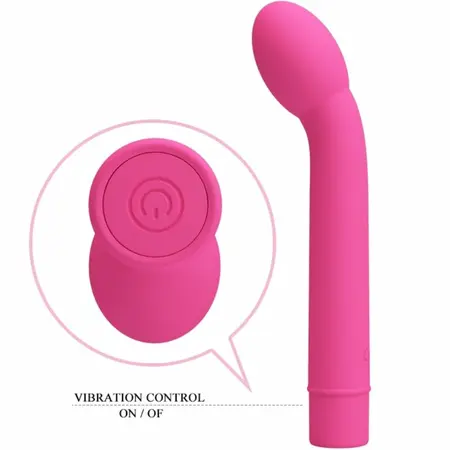 Pretty Love Logan Pink Silicone Intimate Massager 10-Mode, Compact Design
