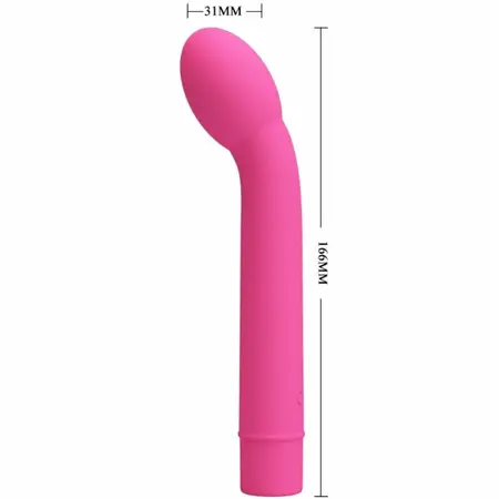 Pretty Love Logan Pink Silicone Intimate Massager 10-Mode, Compact Design