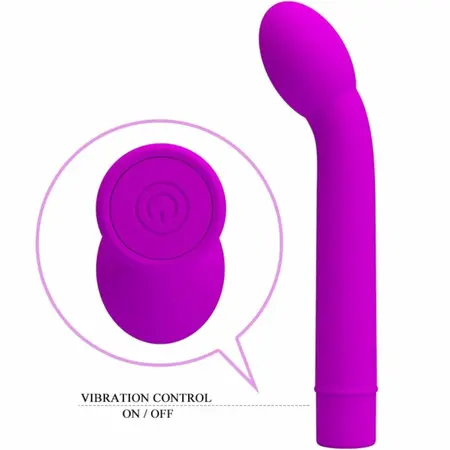 Pretty Love Logan Intimate Silicone Device 10 Modes Purple