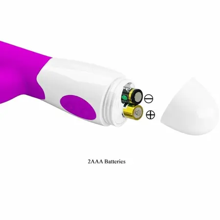 Pretty Love Centaur Silicone Dual-Action Vibrator 30 Modes Purple
