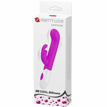 Pretty Love Centaur Silicone Dual-Action Vibrator 30 Modes Purple