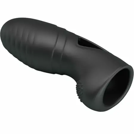 Pretty Love Alan Silikonski Prstenasti Vibe Crni - Ergonomski Mini Masažer