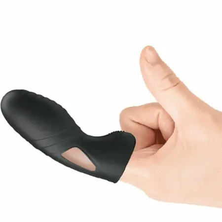 Pretty Love Alan Silikonski Prstenasti Vibe Crni - Ergonomski Mini Masažer