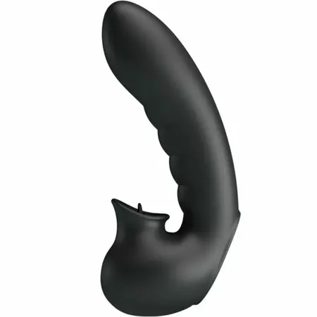 Pretty Love Hobgoblin Black Finger Device 12 Modes Rechargeable Silicone