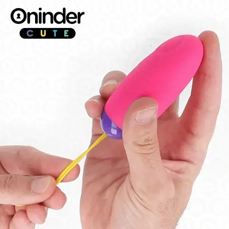 ONINDER CUTE WaveMotion Silikonsko Jaje - Kontrola Preko Aplikacije, USB, Vodootporno, Roze