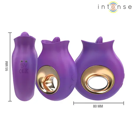 INTENSE Tuli Compact Vibrating & Oscillating Stimulator Purple