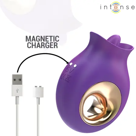 INTENSE Tuli Compact Vibrating & Oscillating Stimulator Purple