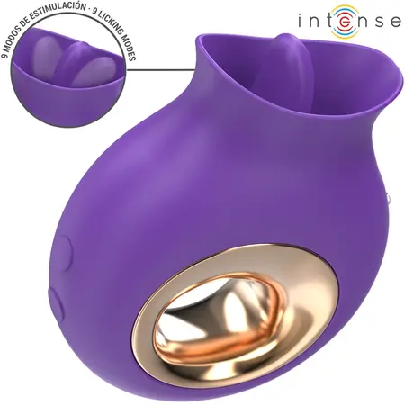 INTENSE Tuli Compact Vibrating & Oscillating Stimulator Purple