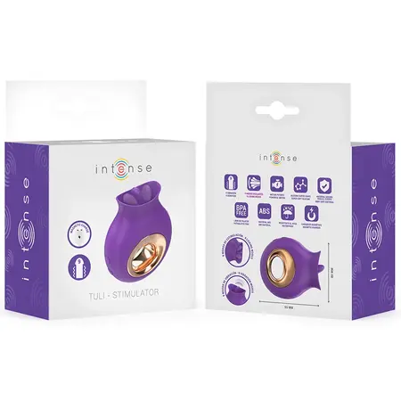 INTENSE Tuli Compact Vibrating & Oscillating Stimulator Purple