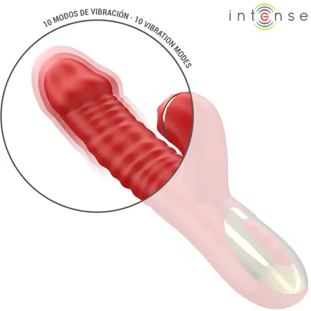 INTENSE Thalia Red Multifunctional Vibration & Thrusting Device