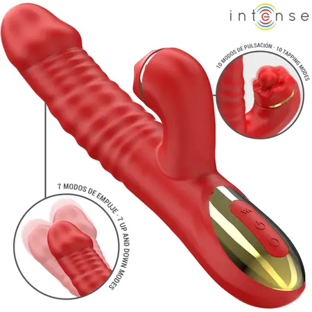 INTENSE Thalia Red Multifunctional Vibration & Thrusting Device