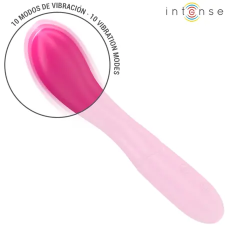 Intense Lisette Flexible Silicone System 19cm 10 Modes Pink
