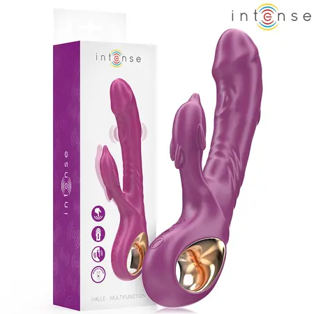 INTENSE Halle Multifunctional Dolphin-Shaped Vibrator Purple