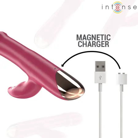 INTENSE Chloe 3-in-1 Multifunction Red Intimate Wellness Device Silicone