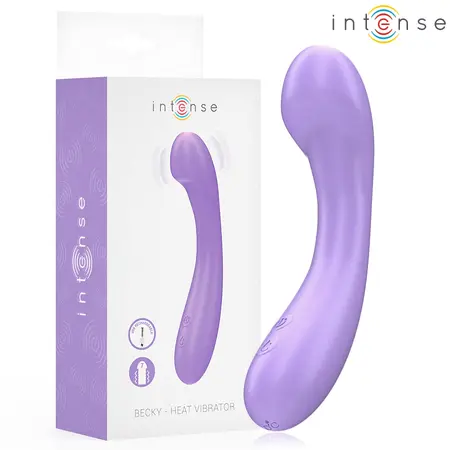 INTENSE BECKY Vibrating Device 19cm Heating 7 Modes Purple Silicone