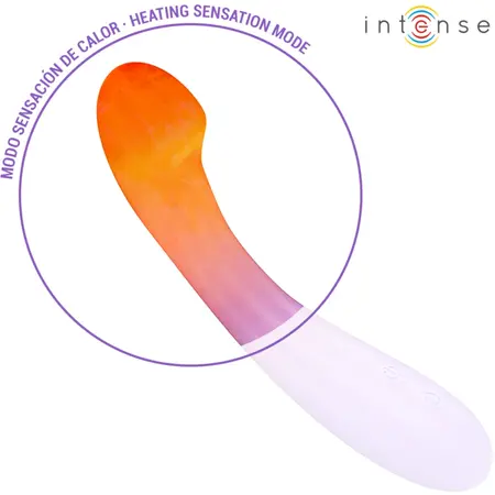 INTENSE BECKY Vibrating Device 19cm Heating 7 Modes Purple Silicone