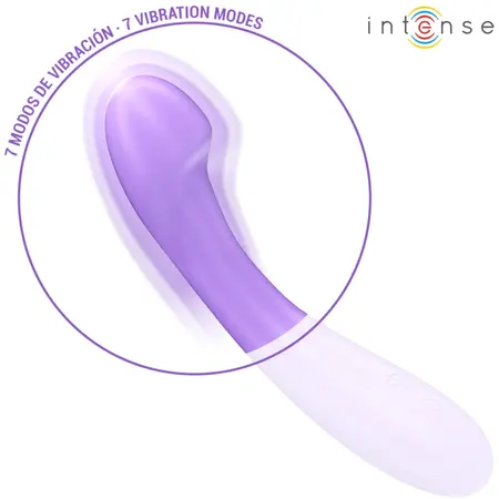 INTENSE BECKY Vibrating Device 19cm Heating 7 Modes Purple Silicone