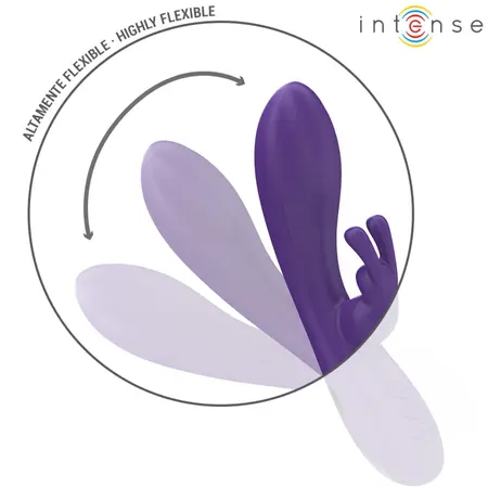 Intense Randall Dual-Action Vibrating System 10 Modes Purple Silicone