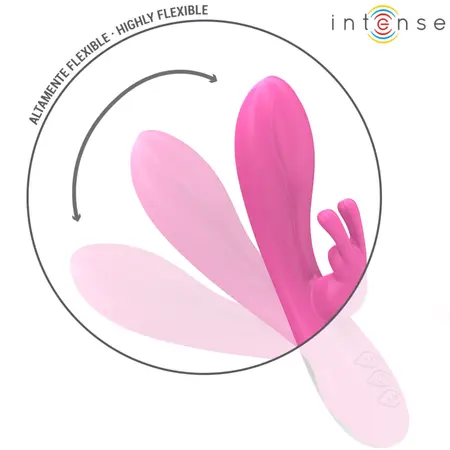 Intense Randall Pink Dual-Vibration Wellness Device, 10 Modes, Waterproof