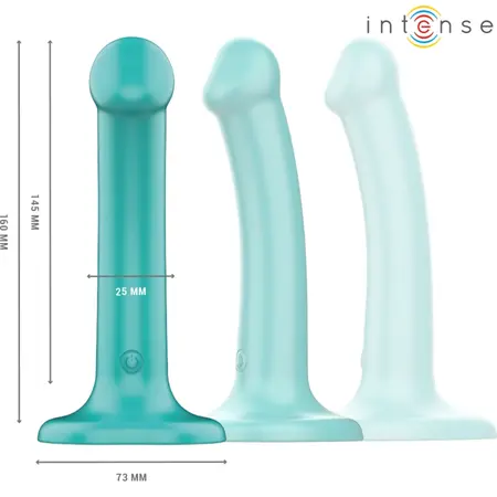 INTENSE Katie Blue Intimate Device with Suction Cup & Remote, 10 Modes