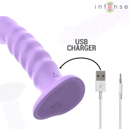 INTENSE Brenda Spiral Vibrating Device M Purple 10 Modes Remote Control
