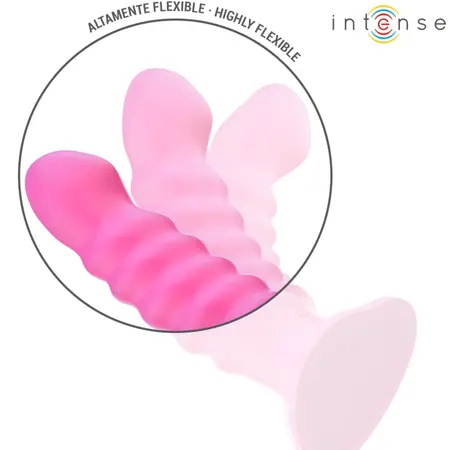 INTENSE Cindy Spiral Design Vibrator L Pink, 10 Modes, Remote Control