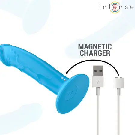 INTENSE PHOEBE Blue Silicone Intimate Device 10 Modes Remote 19cm