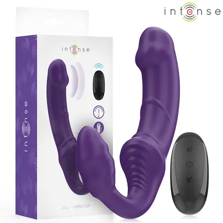 Intense JILL Double Stimulation Device 20 cm Purple Remote USB