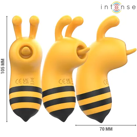 INTENSE Maya 360° Rotating Tongue Silicone Intimate Device Yellow