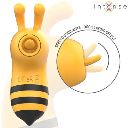 INTENSE Maya 360° Rotating Tongue Silicone Intimate Device Yellow