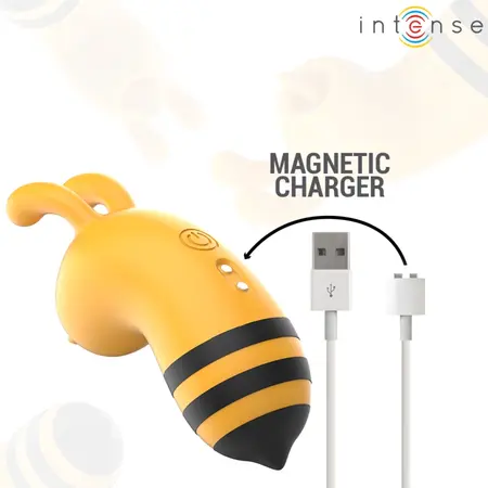 INTENSE Maya 360° Rotating Tongue Silicone Intimate Device Yellow