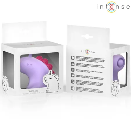 Intense Sweetie Unicorn Shape Tongue Stimulator Pink Silicone USB IPX7