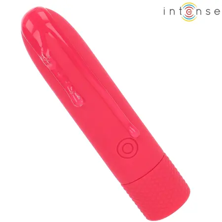 INTENSE Symone Compact USB Vibrating Bullet 8 Modes Red 10cm