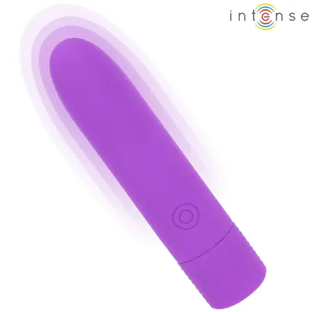 INTENSE Symone USB Rechargeable Vibrating Bullet Purple 10cm Compact