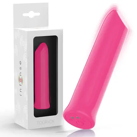 INTENSE Todrick Pink Vibration Bullet - 10 Modes, Waterproof, Compact Design