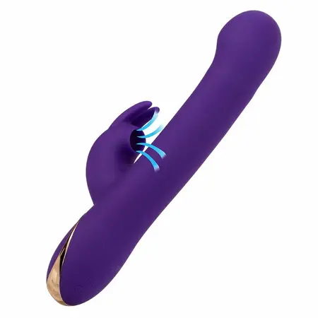 CalExotics Jack Rabbit Silicone Blue Intimate Machine 7 Modes USB