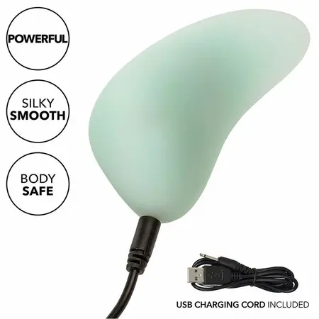 CalExotics Pacifica Bali Zakrivljeni Silikonski Stimulator 10 Funkcija Aqua