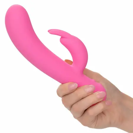 CalExotics First Time Punjivi Dvostruki Silikonski Uređaj Roze 21cm