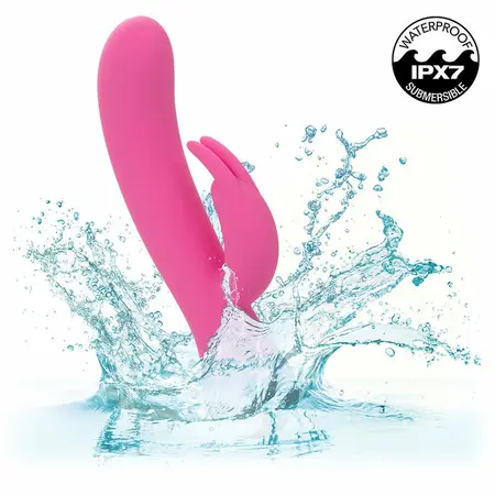 CalExotics First Time Punjivi Dvostruki Silikonski Uređaj Roze 21cm