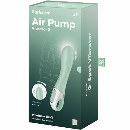 Satisfyer Air Pump Vibrator 3 G-Spot Mint Podesivi Silikonski Model